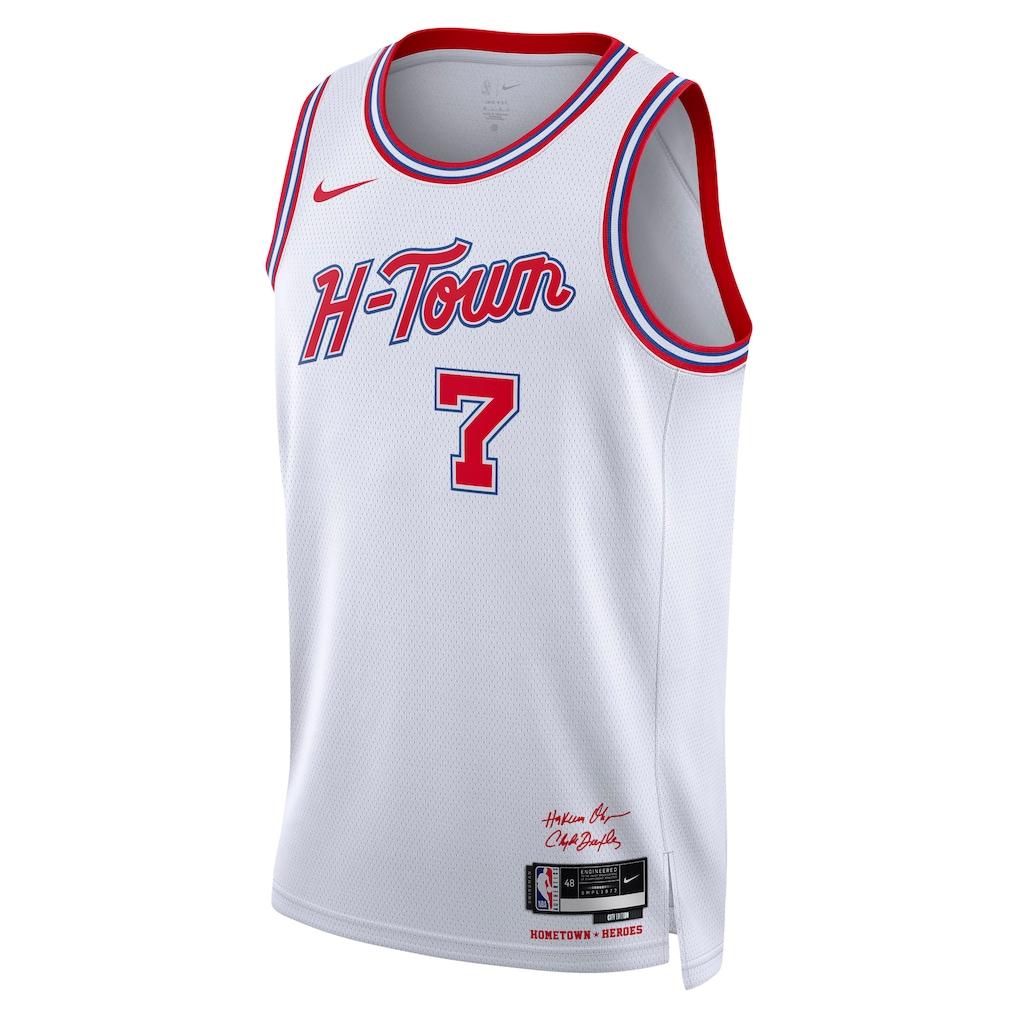 Nike NBA Kevin Durant Houston Rockets 2025/26 Season 7 Swingman City Edition Crew Neck Sleeveless Basketball Jersey Unisex jersey DX8533-100 M