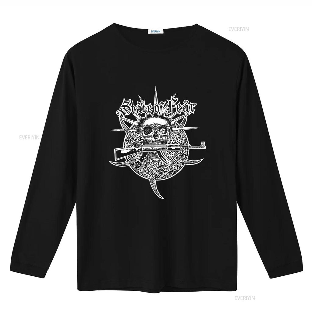 STATE OF FEAR Skull AK47 Punk Rock Print T Shirt vintage Washed Comfortable fashion Casual Unisex streetwear designer clothes