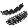 2 Pcs Front Upper Lower Grille 23370469 Bumper Radiator Mesh Grill Set Replacement for Chevy