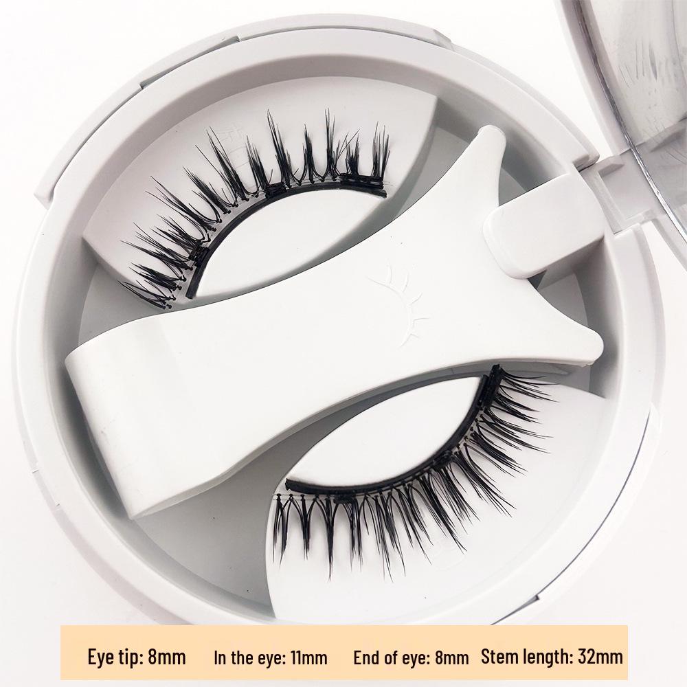 Little Devil Cross-Border Magnetic False Eyelashes - One-Piece Set