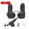 Kebidumei Motorcycle Helmet Headset Wireless Hands-free Call Kit Bluetooth 5.3 Waterproof MP3 Music Player Speaker Earphone