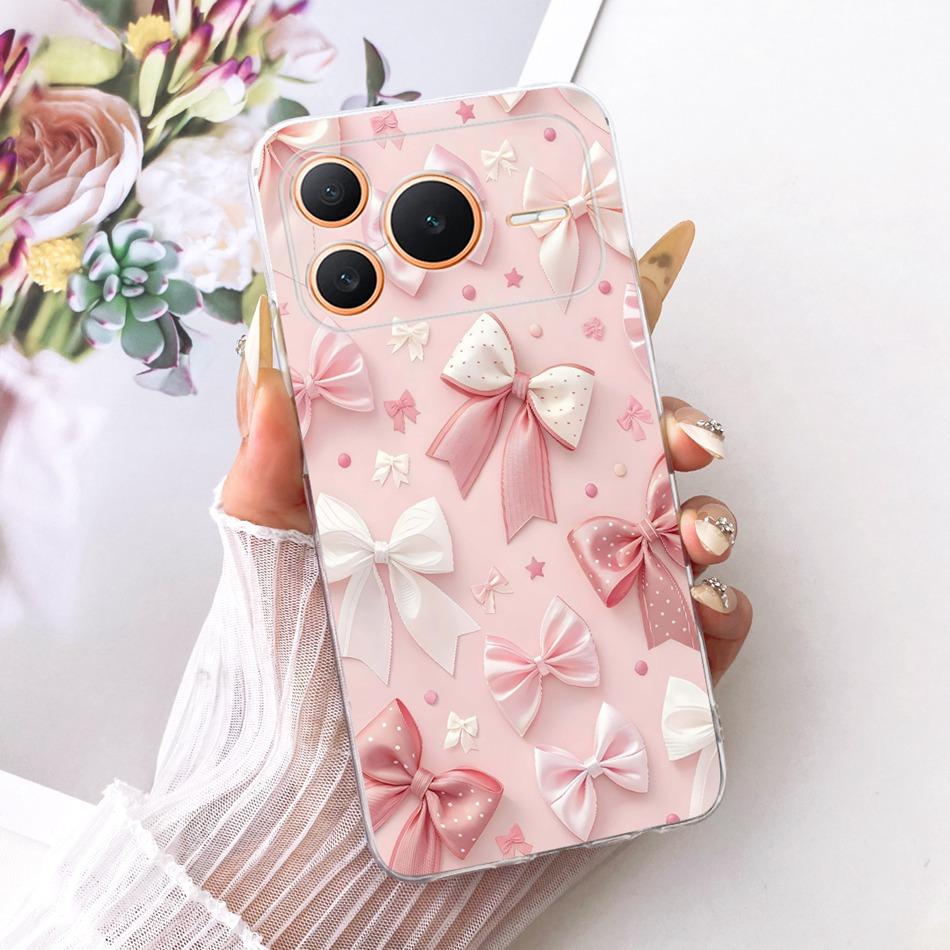 For Honor Power 2 / Power 5G 2026 Cute Flower Butterfly Cat Painted Case For Honor Power Power2 Soft Silicone TPU Phone Cases