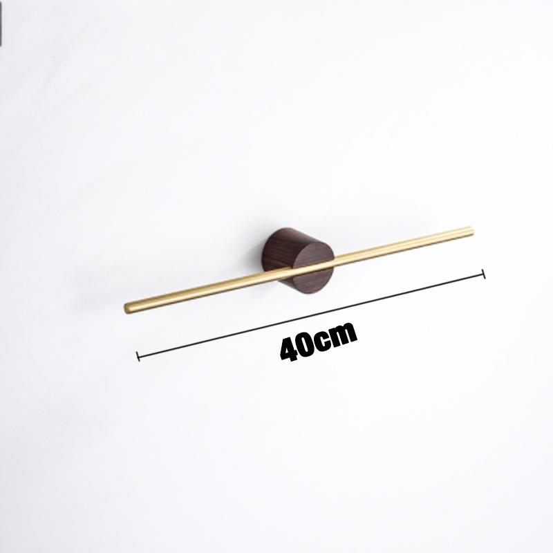 Towel Bar for Bathroom Kitchen Wall Hanger Black White Wood Gold Bath Towel Holder Rack Shelf Storage Space Aluminum 40 50cm