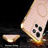 For Motorola Moto G75 5G Phone Case Carbon Fiber Textured Electroplated TPU Back Cover