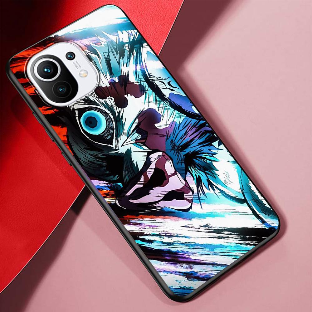 Anime Demon Slayer Case for Xiaomi Mi 11 Lite 5G 12 Pro Note 10 10T 9 SE 9T 10S 8 A2 Lite CC9 Redmi Note 11 9S TPU Phone Cover