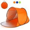 Instant Pop-up Small Folding Tent Silver Coated Mini Beach Headrest Sun Shelter  Camping