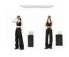 Women's 2025 Quick-Dry Rivet Work Pants: Spring/Summer, Narrow Straight-Leg, Casual, Wide-Leg