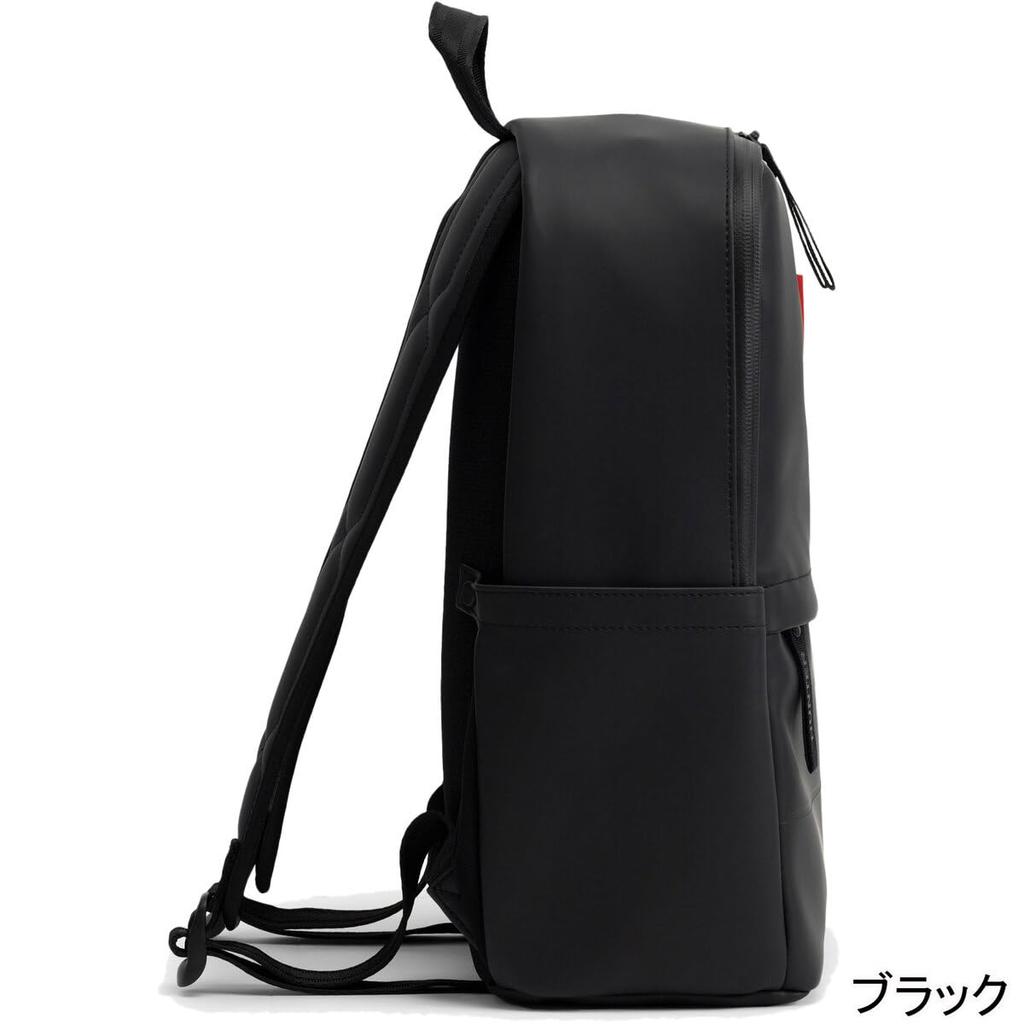 HUNTER Original Gummierter Rucksack UBB3607CPE Schwarz