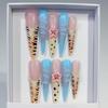 Handmade Super Long Pointed French Fake Nails – Hot Selling Detachable Nail Art