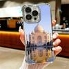 Islam Muslim Mosque Soft Phone Case For iPhone 15 16 17 Air 14 Pro Max 16E Plus 13 12 Mini Plating Anti-Fall Fundas