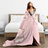 L-Lulu Pig Blanket Quality Warm Soft  Throw Blanket Autumn Boy Girl Outdoor Funny Bedspread