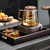 Creative Tea Separation Glass Teapot 650ML Lazy Kungfu Drip Teapot  Home