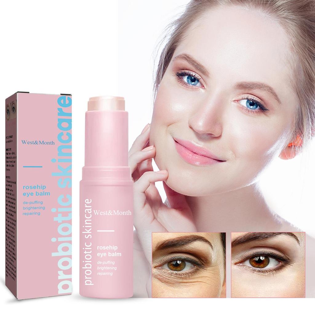 Rosehip Eye Cream Stick for Fine Lines, Dark Circles and Moisturizing Skin Around Eyes