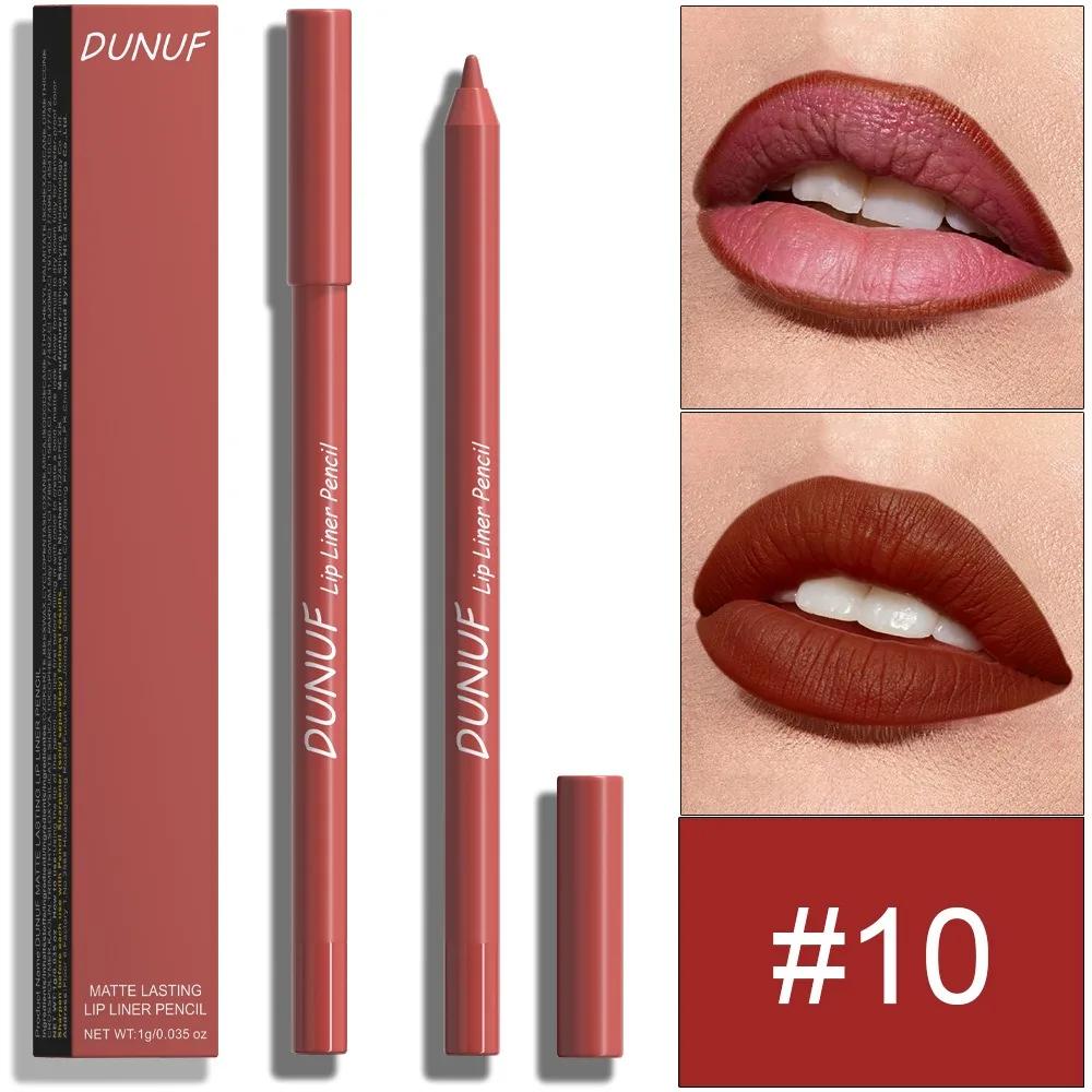 23 Kolory Piankowy Lipliner Trwały Wodoodporny Szminka w Pisaku Miękka Mgiełka Delikatne Różowe Brązowe Fioletowe Kolory Matowa Kredka do Konturowania Ust