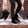 Men's Non-Slip Winter Velvet Snow Boots - Thick, Warm Cotton Martin Boots