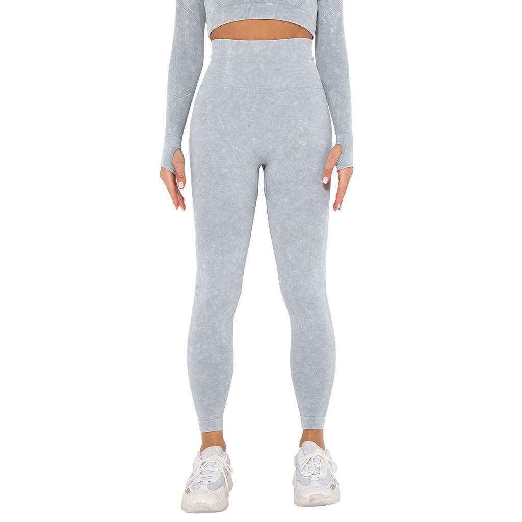 Women's Seamless Knitting High Waist Tight Fitting Hip Lift Motion Yoga Pants