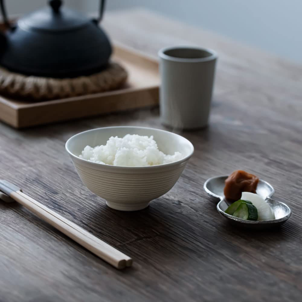 Mino Ware Sendan Tea Bowl Hare To Ke White Diameter X Height 6cm Tea Bowl Made In Japan Dishwasher Safe Tableware Stylish &NE 11.5cm NAW-280-WH