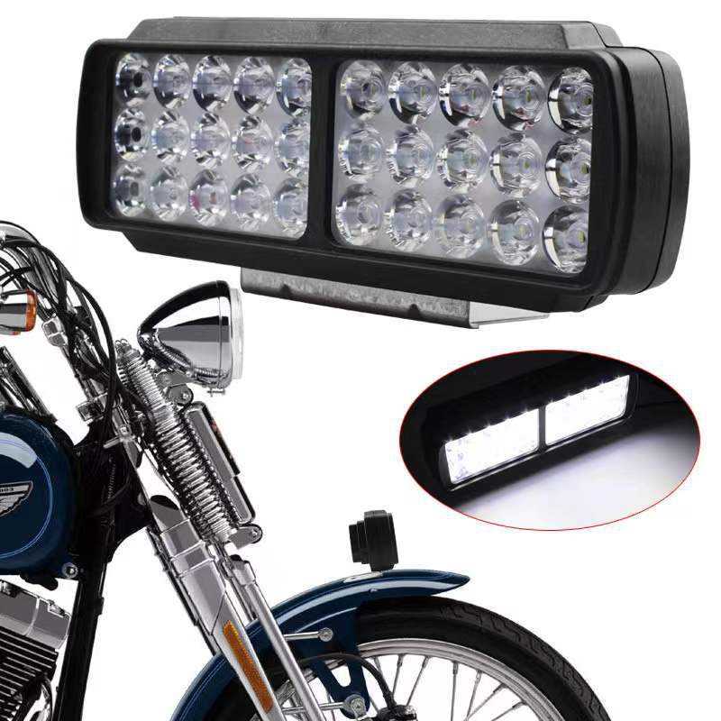 12-80V Motorcycle Headlight Auxiliary Bulb LED Electric Vehicle Spotlights Scooters Waterproof Modified Bulbs Moto Accessories