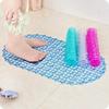 PVC Anti-Rutsch Saugnapf Duschmatte Weiche Massagematte Anti-Rutsch Bad Duschmatte Badezimmer Haushaltswaren Mehrfarbig