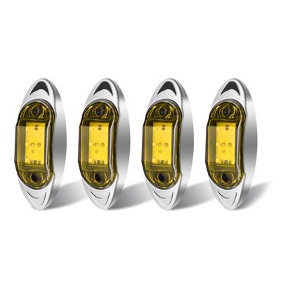 X-STYLE Seitenmarkierungsleuchte LED 24V Orange 6 LED LKW Auto Breitenleuchte Anhänger