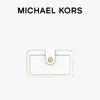 KORS Series Logo Print Leather Wallet