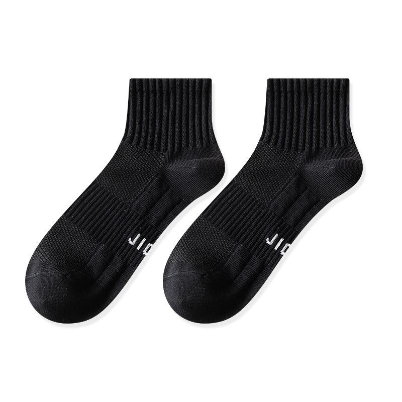 

Male Spring and Autumn Massage Bottom Sweat Absorption Anti Odor Student Running Basketball Tube Socks 1 pair