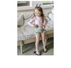 Korean Floral Long Sleeve Baby Girl Swimsuit - Retro Style