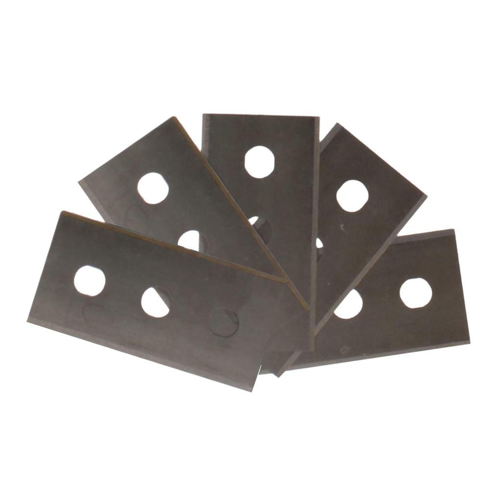 Schaber für Induktion/Keramik/Glas 5 austauschbare Klingen Grau