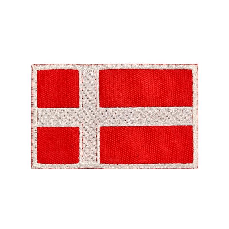 European Flags Embroidered Patches for Bags & Hats - Morale Badges with Hook, Loop & Iron-On Backing