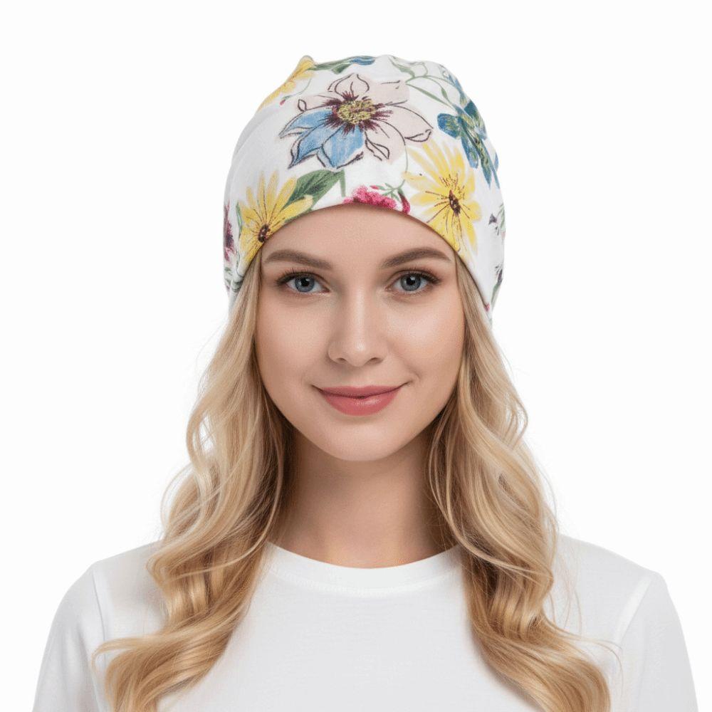 Casual Wind Cotton Hat Bandana Spring Sleep Caps Beanies Headwrap Chemotherapy Hat Women National