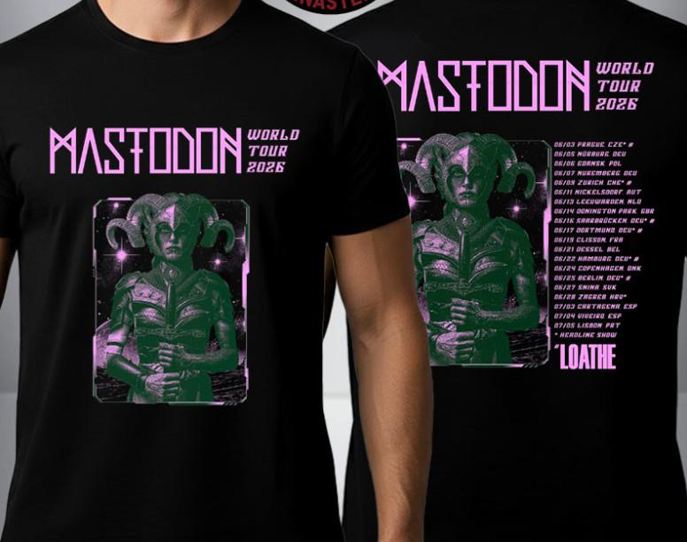 

Mastodon World Tour 2026 Venue Tour Dates Unisex T Shirt Unisex T-Shirt M