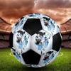 Pallone da Calcio Messi Colorato Per Tutte le Età Cucito a Macchina PVC Pronto per la Competizione Resistente Alto Rimbalzo.TAGLIA5