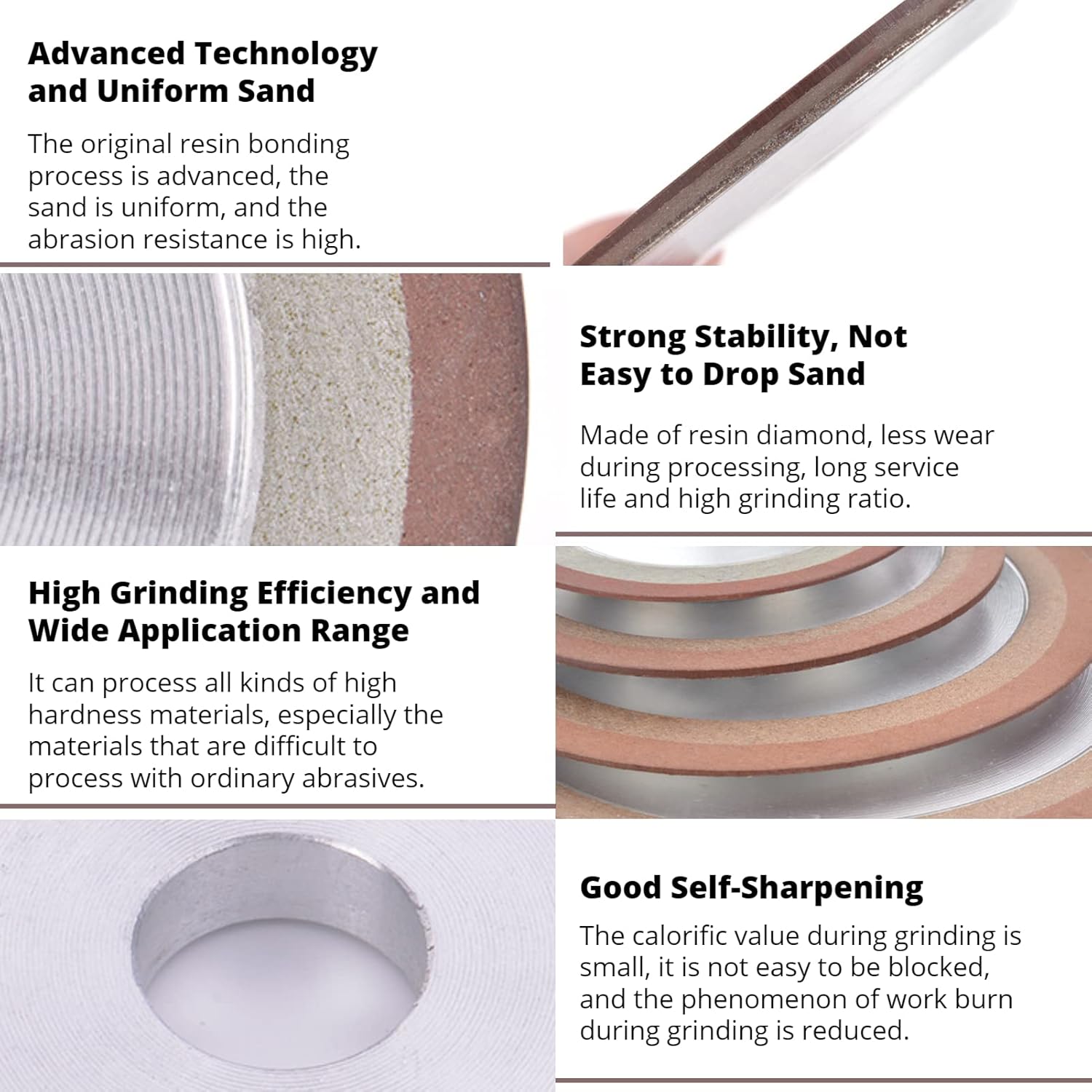 

Abrasive Wheel Diamond Disc,Sharpening Resin Diamond Grinding Wheel, Wear Coated Flat Lap Disk Jewelry Tools, for Saw Blade, Grinding Carbide, Alloy