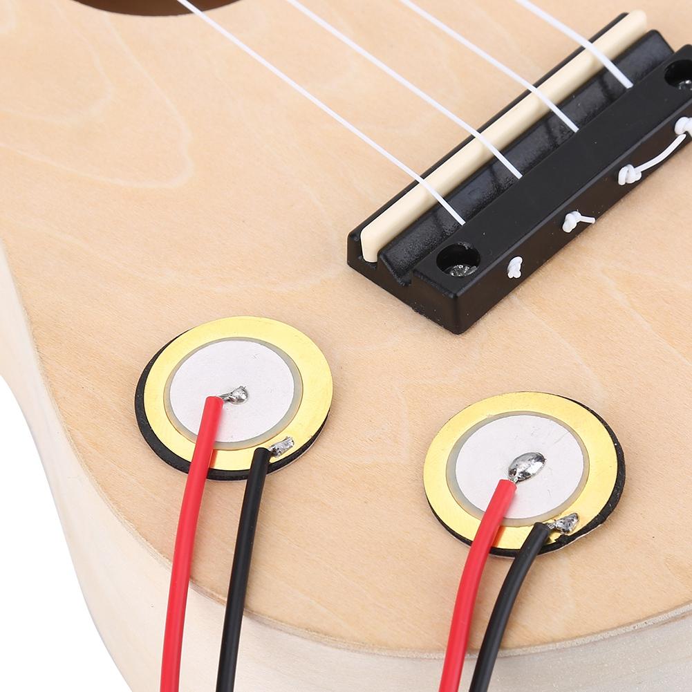 Pickup with Volume Tone Control Musical Instrument Accessory for Acoustic Guitar Ukulele