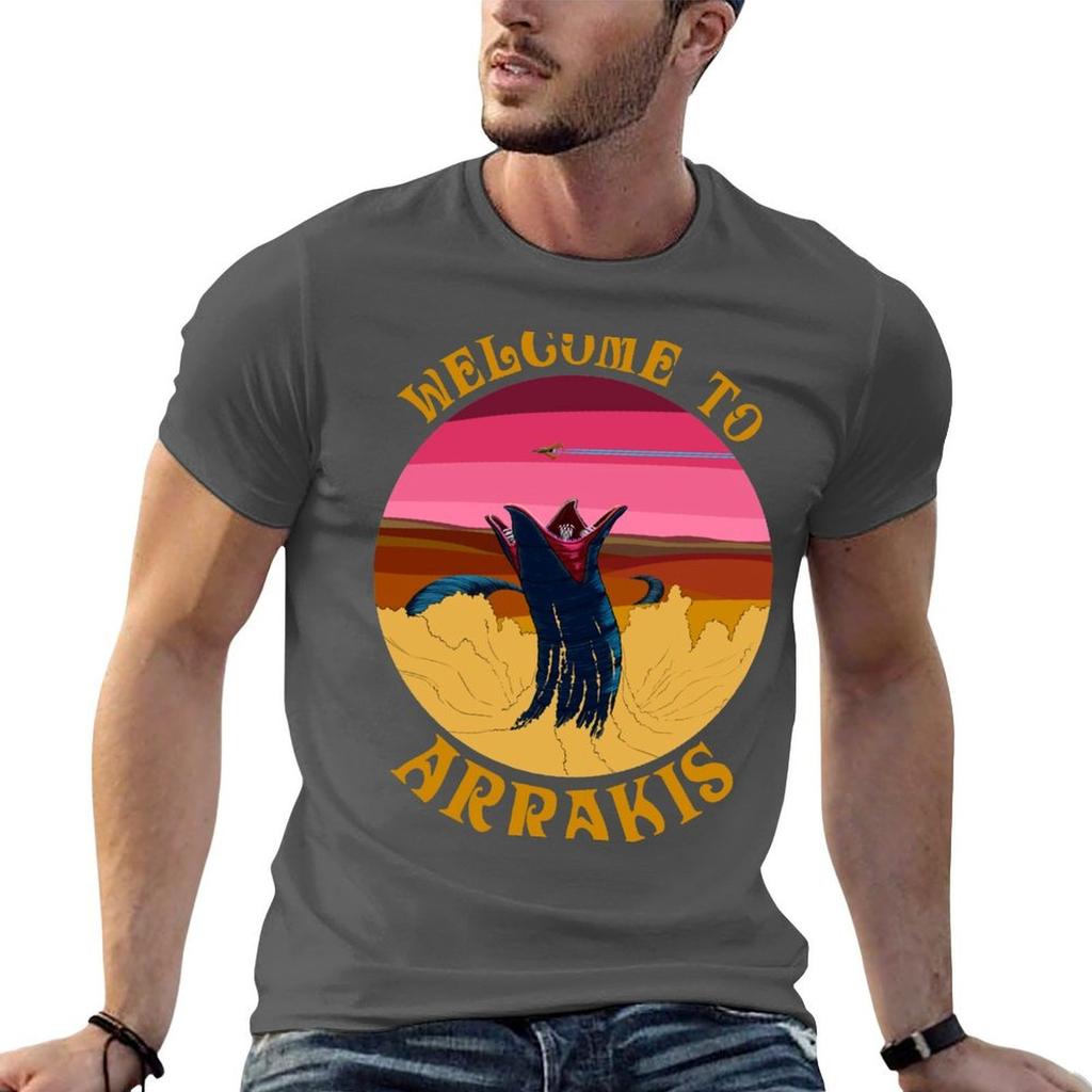 Welcom To Arrakis TShirt T Shirts for Unisex Graphic Vintage T Shirt Unisex  Cotton Luxury Brand Unisex T Shirt Heavy Cotton Tshirt
