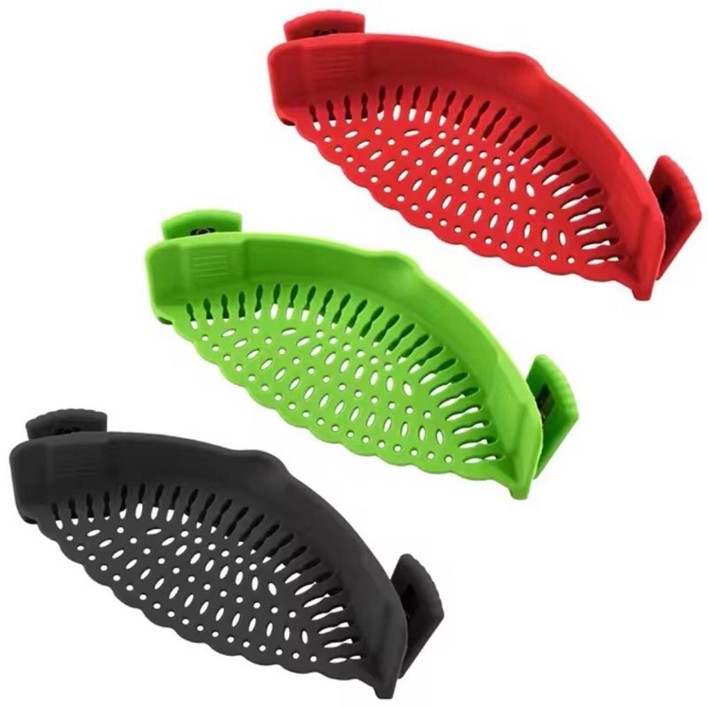 1pc, Strainer, Pot Strainer, Adjustable Clip On Strainer For Pots Pans And Bowls, Kitchen Pot Strainer
