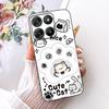 For Motorola Moto G67 Power Case Cats Pattern Back Cover Soft Silicone Black Phone Cases For Moto G57 Power XT2537- Shells