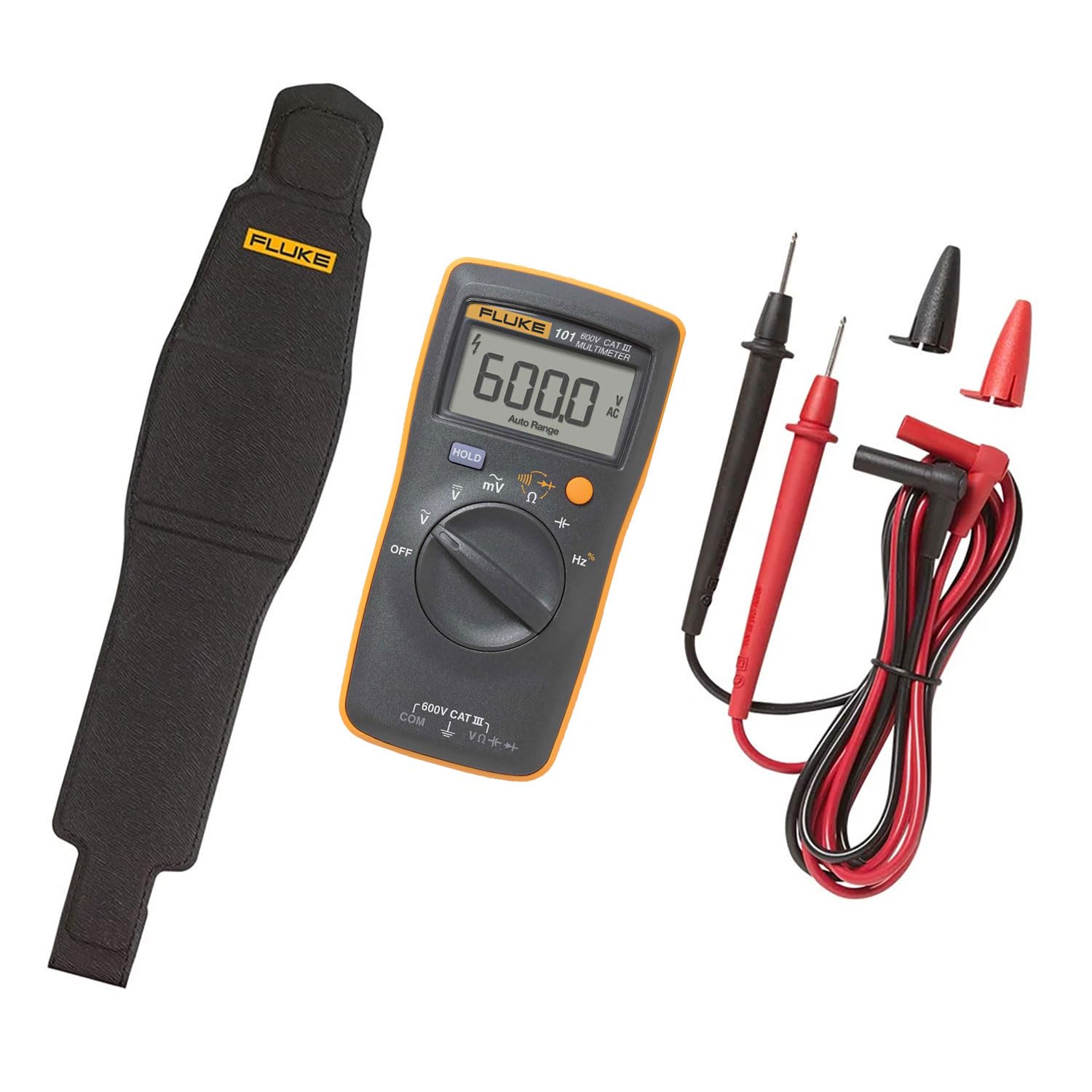 

FLUKE Pocket-Sized Multimeter (with Strap) [Official Japanese Product] 101KIT