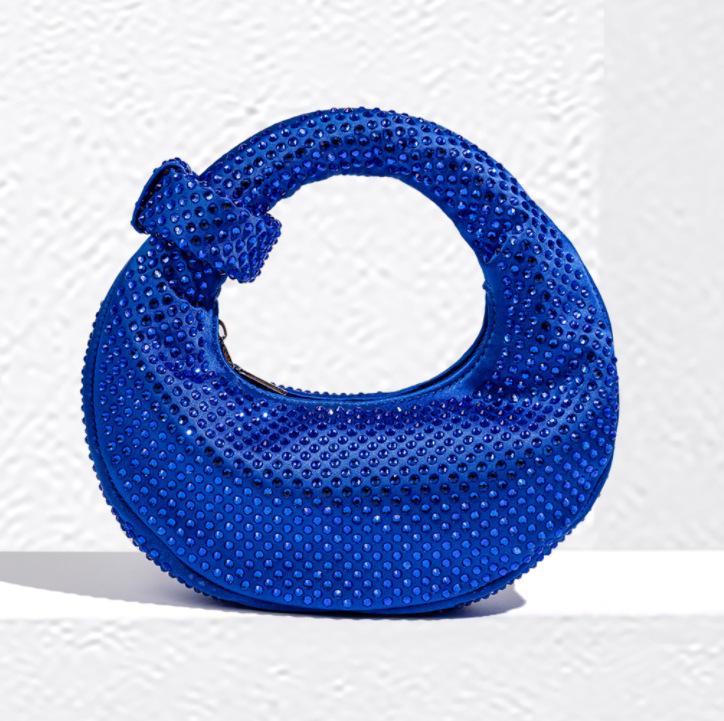 Sac de soirée élégant en strass - Sac à main tendance pour femme