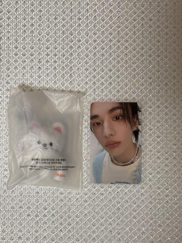 [USED] Hyunjin Micro Key Ring Stray Kids Genielet SKZOO
