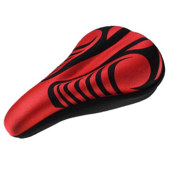 

Подушка для сиденья велосипеда Эластичная Амортизация Эргономичный Дизайн Универсальная Утолщенная Сиденье Защита Бедер Силиконовая Накладка на Седло Горного Велосипеда красный