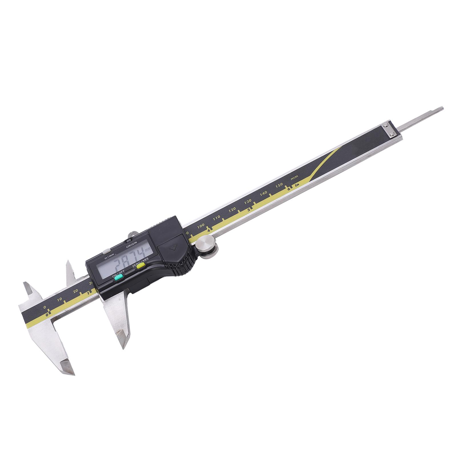 

150 мм электронный цифровой штангенциркуль точность 0,01 мм светодиодный экран цифровой штангенциркуль измерительный инструмент