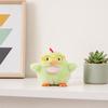 Yousheng Plush Chicken Pendant Keychain, Embroidered Auspicious Words Design, with Squeaking Backpack Charm for Kids Adults