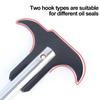 Car Oil Seal Wrench Puller Universal Two-Head Oil Seal Hook Screwdriver Wrench Puller Automotive Hand-held Disassembly Tool