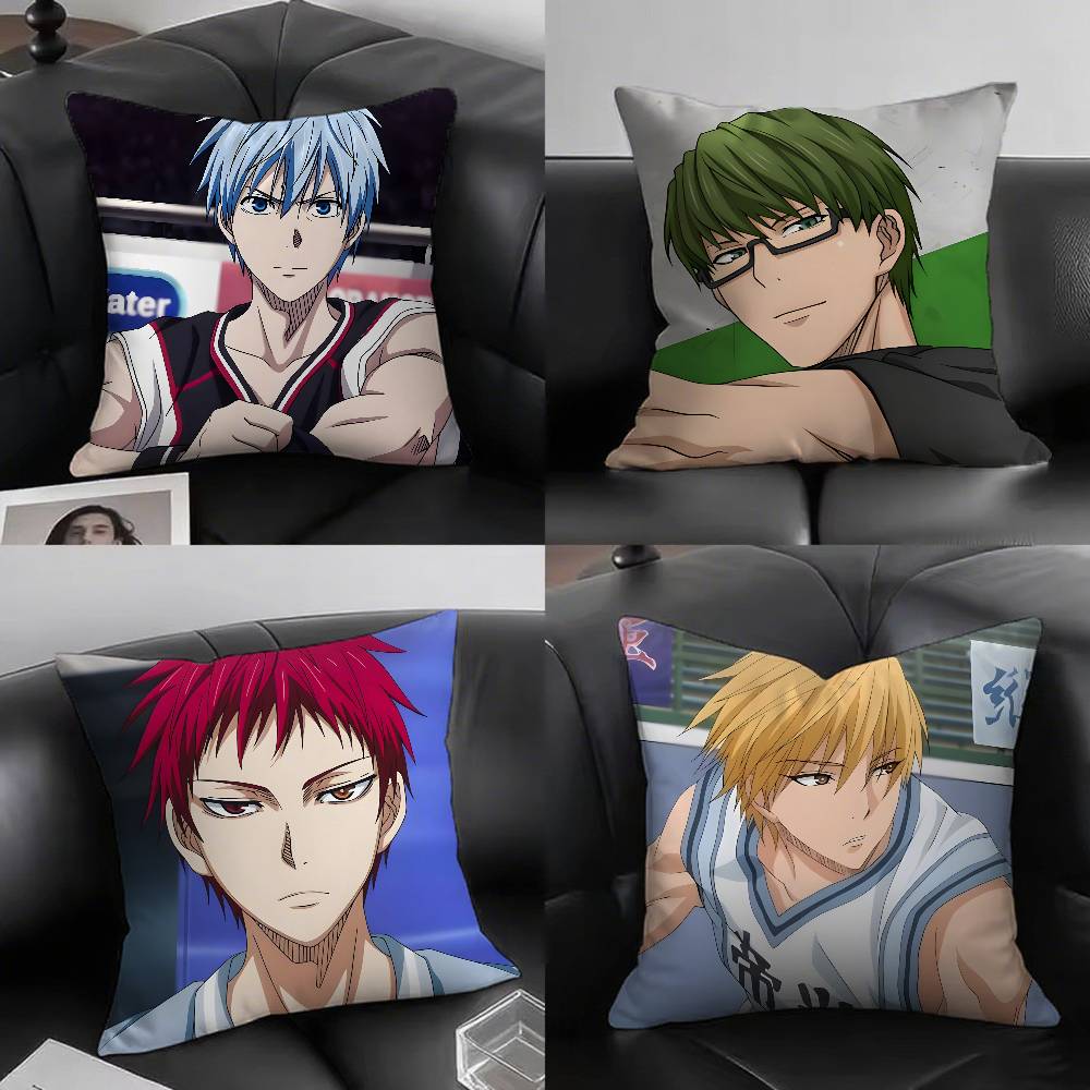 1Pc Kuroko No Basket Pillow Case Fashion Square Pillowcase Bedroom Sofa Room Ins Decoration Leisure
