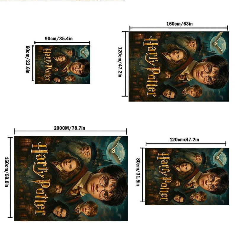 Harry Potter Filmový Plakát Tisk Kancelářská Podložka Domácí Dekorace Kancelářské Koberce LB140