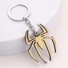 Spiderman cartoon anime keychain creative birthday gift car pendant alloy bag accessories cute doll key chains halloween