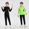 Adult & Youth Competition Training Set: Team Uniform, Long Pants, Long Sleeve, Half-Zip Cycling Suit