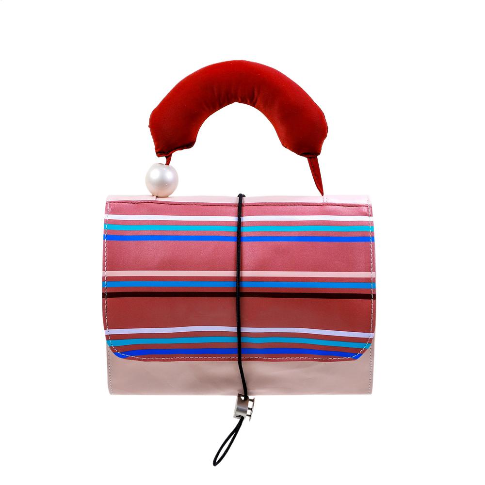 Travel Toiletry Bag Large Capacity Travel Toiletry Makeup Bag Foldable Roll-Up Cosmetic Organizer Waterproof Make Up Pouch