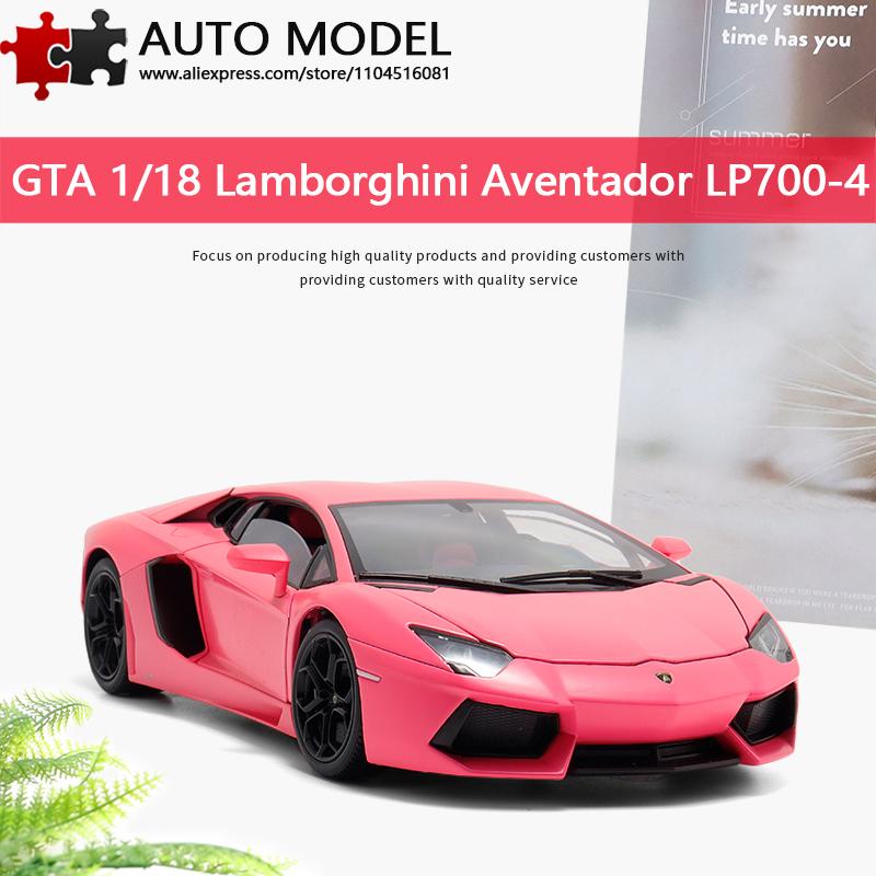Lamborghini Aventador Lp700-4 Aventador Velký Býk Sportovní Auto Nůžkové Dveře Simulace Slitina Model Auta Plně Otevírací Dveře Gta 1:18 Kovových odlévaných měřítek M
